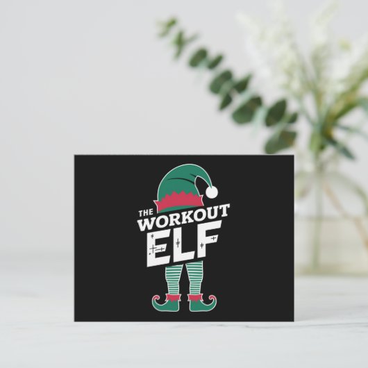 Die Workout-Elf-Gruppe passt Weihnachten in die Fa (Stehend Vorderseite)
