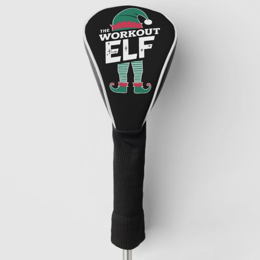 Die Workout-Elf-Gruppe passt Weihnachten in die Fa Golf Headcover (Vorderseite)