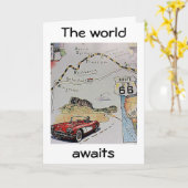 DIE "WORLD AWARITS"-BEGRÜNDUNGEN KARTE (Gelbe Blume)