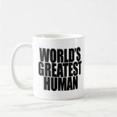 Die WorldsGreatest Menschen-Tasse Kaffeetasse (Links)