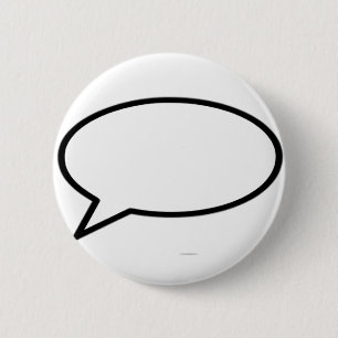 Die Wortblase Verließ das MUSEUM Zazzle Geschenke Button