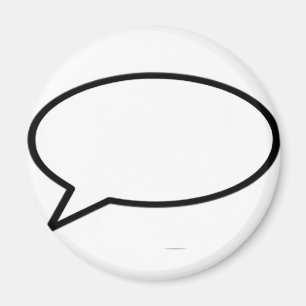 Die Wortblase Verließ das MUSEUM Zazzle Geschenke Magnet