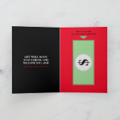 Die Worte der Ermutigung werden bald gut rot. Karte (Innenseite)