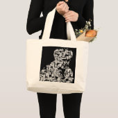 Die Wörter machen die Mann-Tasche | Moshe Jumbo Stoffbeutel (Vorderseite (Produkt))