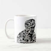 Die Wörter stellen die Mann-Tasse 2% pipe% Moshe Tasse (Links)