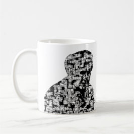 Die Wörter stellen die Mann-Tasse 2% pipe% Moshe Tasse