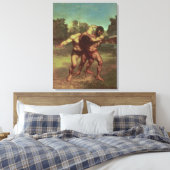 Die Wrestler, 1853 Leinwanddruck (Insitu (Schlafzimmer))