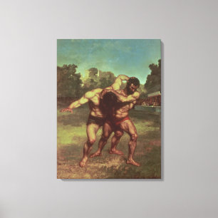 Die Wrestler, 1853 Leinwanddruck