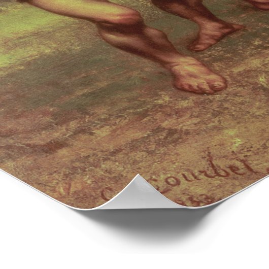 Die Wrestler, 1853 Poster (Ecke)