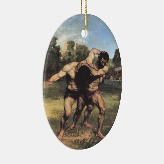 Die Wrestler Keramikornament (Rechts)