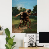 Die Wrestler Poster (Heimbüro)