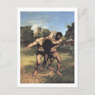 Die Wrestler Postkarte