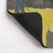 Die Wrestling-Bretonen, c.1893 Mousepad (Ecke)