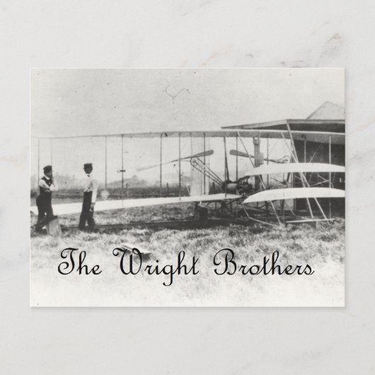 Die Wright-Brüder Postkarte (Vorderseite)