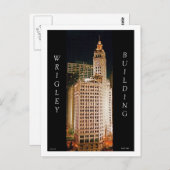 Die Wrigley Gebäude II Postkarte (Vorne/Hinten)