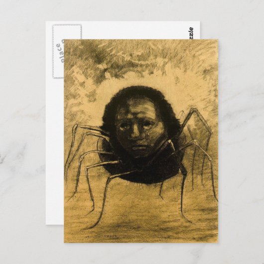 Die Wühlspinne Postkarte (Vorne/Hinten)