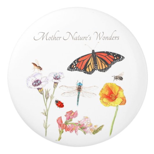 Die Wunder der Mutter Natur Keramikknauf (Vorderseite)