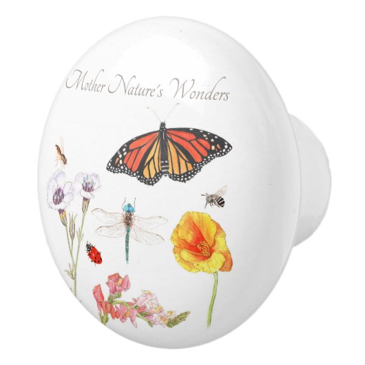 Die Wunder der Mutter Natur Keramikknauf (Rechts)