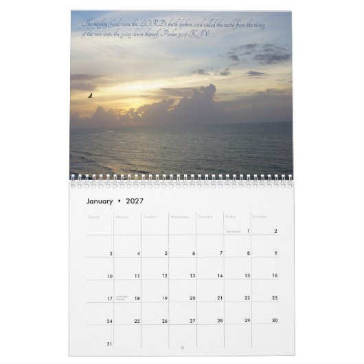 Die Wunder der Natur Kalender (Jan 2027)