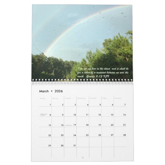 Die Wunder der Natur Kalender (Mär 2026)