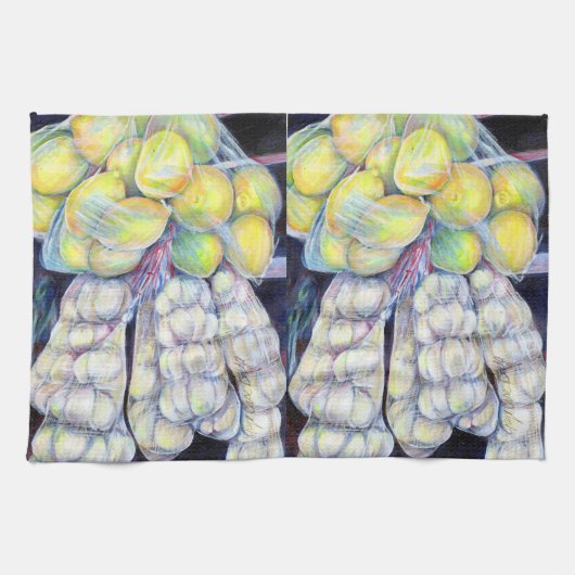 Die Wunder der westlichen Märkte, Singapur Geschirrtuch (Horizontal)