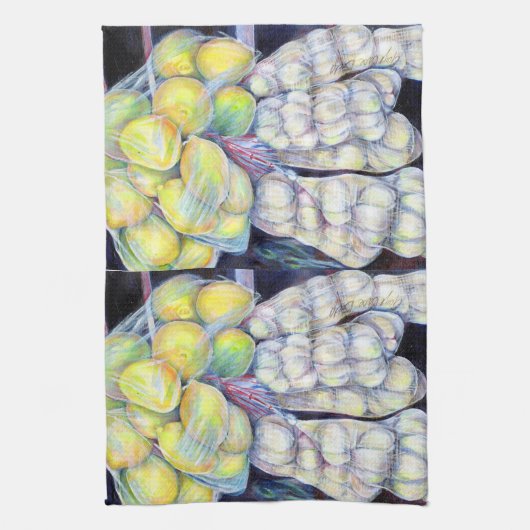 Die Wunder der westlichen Märkte, Singapur Geschirrtuch (Vertikal)