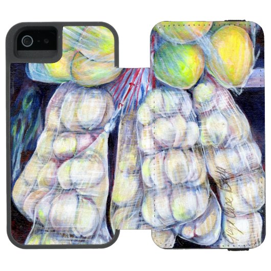 Die Wunder der westlichen Märkte, Singapur Incipio iPhone Geldbeutel-Hülle (Folio Geöffnet)