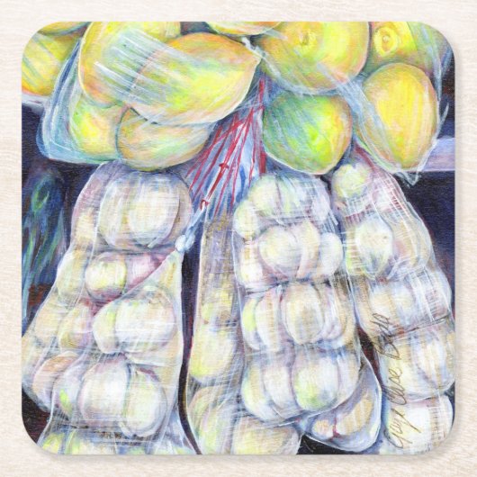 Die Wunder der westlichen Märkte, Singapur Rechteckiger Pappuntersetzer (Vorderseite)