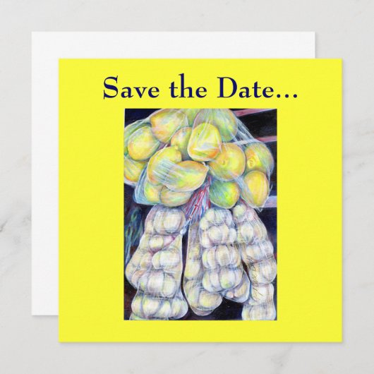 Die Wunder der westlichen Märkte, Singapur Save The Date (Vorne/Hinten)