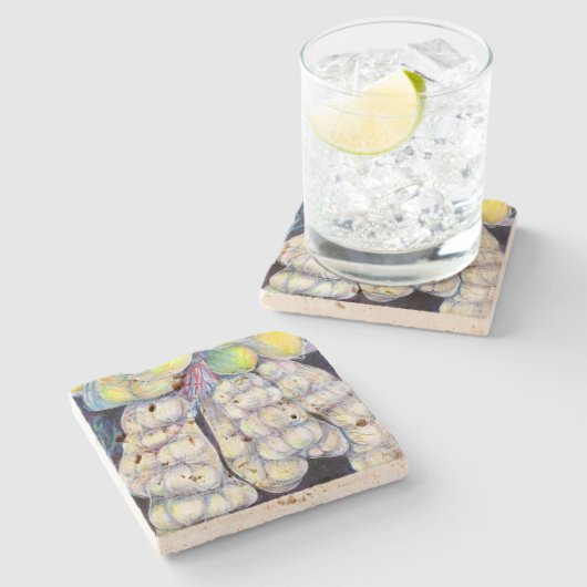 Die Wunder der westlichen Märkte, Singapur Steinuntersetzer (Seitenansicht)