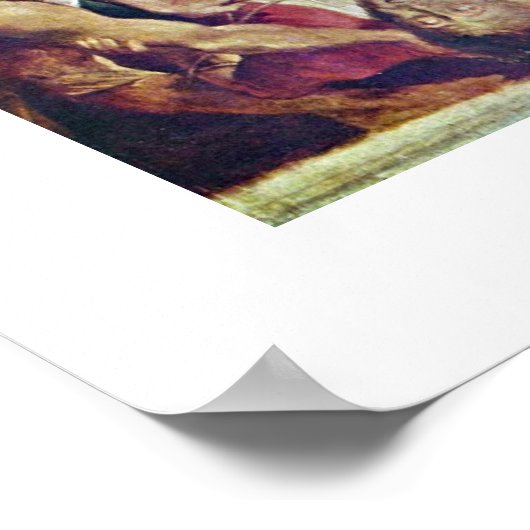 Die Wunder des heiligen Ignatius von Peter Paul Ru Poster (Ecke)