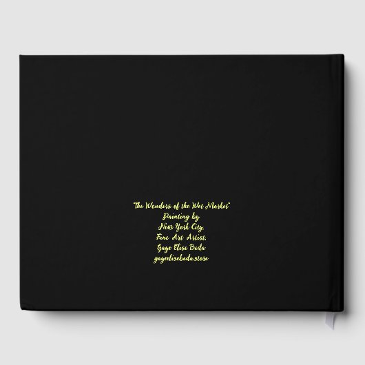 Die Wunder des Wassermarktes Gästebuch (Rückseite)