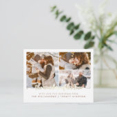 Die Wunder seiner Liebe Weihnachten 3 FotoCollage Postkarte (Stehend Vorderseite)