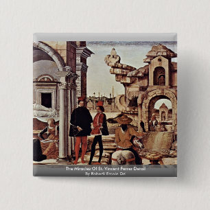 Die Wunder von Detail St. Vincent Ferrer Button