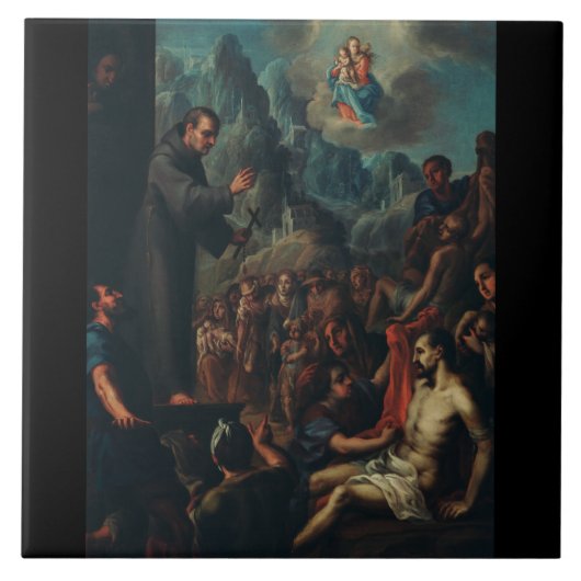 Die Wunder von Saint Salvador von Horta Fliese (Vorderseite)