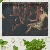 Die Wunder von Saint Salvador von Horta Geschirrtuch (Gefaltet)