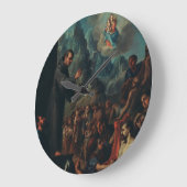 Die Wunder von Saint Salvador von Horta Große Wanduhr (Winkel)