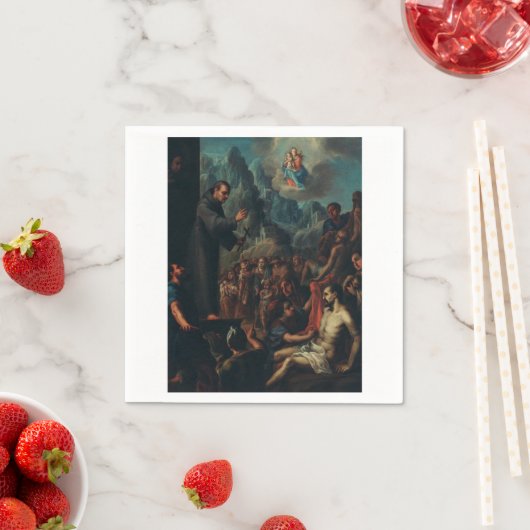 Die Wunder von Saint Salvador von Horta Serviette (Beispiel)