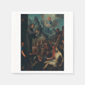 Die Wunder von Saint Salvador von Horta Serviette (Vorderseite)