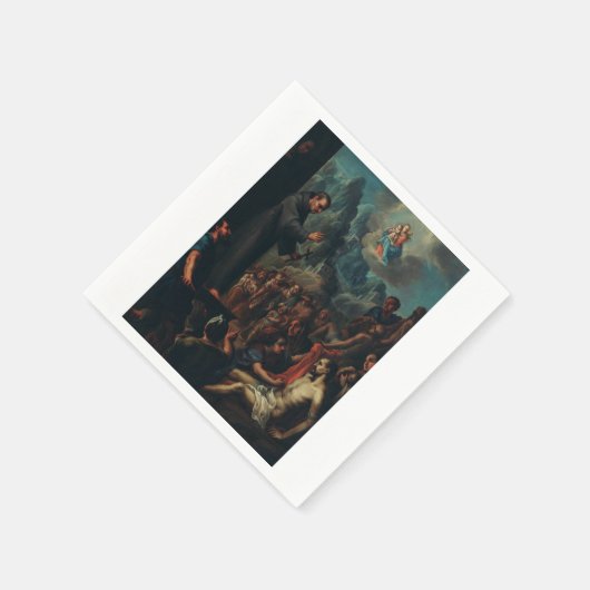 Die Wunder von Saint Salvador von Horta Serviette (Ecke)