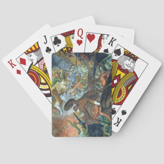 Die wunderbare Intervention von SS Peter und Paul Spielkarten (Rückseite)