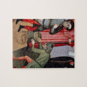 Die wunderbare Vermehrung des Kornes, Detail Puzzle (Horizontal)