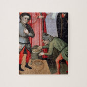 Die wunderbare Vermehrung des Kornes, Detail Puzzle (Vertikal)