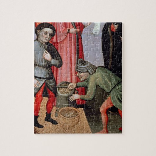 Die wunderbare Vermehrung des Kornes, Detail Puzzle (Vertikal)