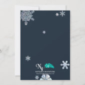 Die wunderbare Weihnachtsfotokarte Feiertagskarte (Rückseite)