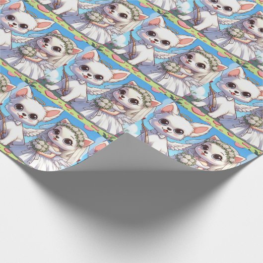 Die wunderbaren Welpen der Braut und der Gräuel Geschenkpapier (Ecke)