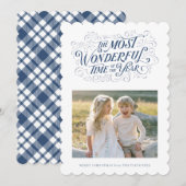 Die wunderbarste Hand Weihnachtskarte Feiertagskarte (Vorne/Hinten)