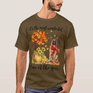 Die wunderbarste Herbstzeit des deutschen Hirten T-Shirt