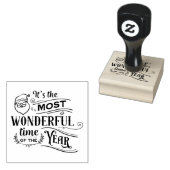 Die wunderbarste Weihnachtszeit Gummistempel (Stempel)