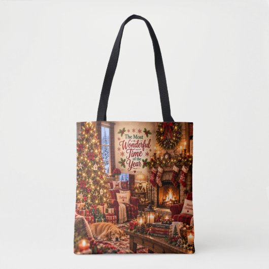 Die wunderbarste Weihnachtszeit-Tasche Tasche (Vorderseite)